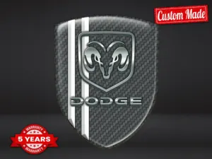 Dodge Custom Domes Aufkleber Racing Stil Glänzende Labels
